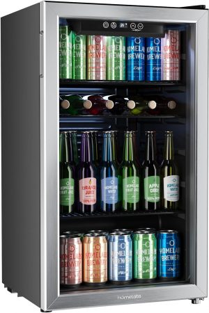 hOmeLabs Beverage Refrigerator and Cooler